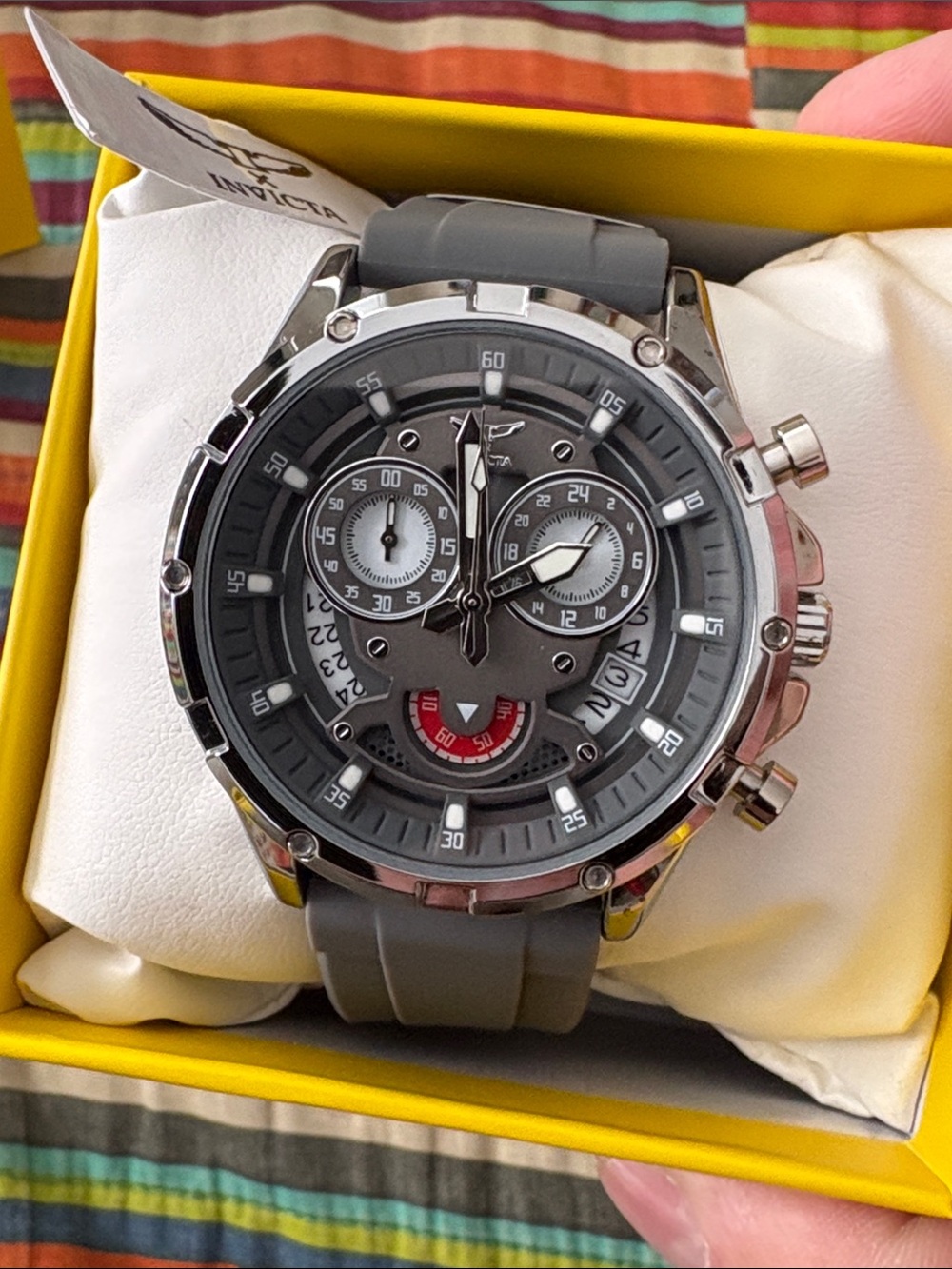 New Invicta S1 Rally I by Invicta Men's Watch - 44mm, Grey
(69880) - Picture 2 of 13